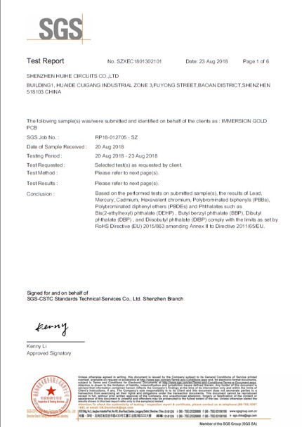 Certificates of Honor